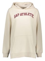 GAP Bluza w kolorze kremowym rozmiar: M. Brązowe bluzy GAP, m, bez wzorów, bez ramiączek, z kapturem. Za 79.21 zł.