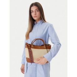 Torebka Armani Exchange. Brązowe torebki klasyczne Armani Exchange, bez wzorów, bez dodatków. Za 759.99 zł.