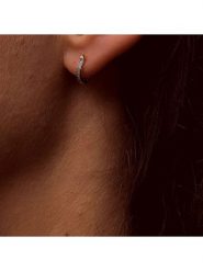 OR Carats Złote kolczyki-wkrętki z diamentami rozmiar: onesize. Szare kolczyki OR Carats, z diamentem, złote. Za 788.81 zł.