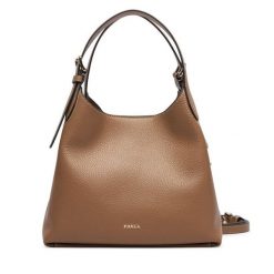 Torebka Furla. Brązowe torebki klasyczne Furla, bez wzorów, klasyczne, bez dodatków. Za 2,019.00 zł.