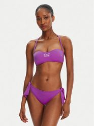 EA7 Emporio Armani Bikini 7W000319 AF12599 ZA001 Fioletowy. Fioletowe bikini EA7 Emporio Armani, bez wzorów, z syntetyku. Za 319.99 zł.