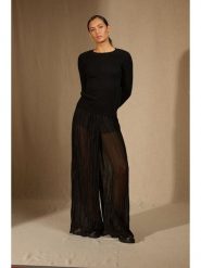 Perfect Cashmere Kaszmirowy sweter "Sorella" w kolorze czarnym rozmiar: S. Czarne swetry Perfect Cashmere, s, bez wzorów, z kaszmiru, bez ramiączek. Za 413.99 zł.