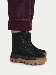 G-Star Raw Trzewiki CEO-WI16-PATTRICK-01 Czarny. Czarne botki G-Star, bez wzorów, z nubiku, retro, bez obcasa, na płaskiej podeszwie, bez zapięcia. Za 399.99 zł.