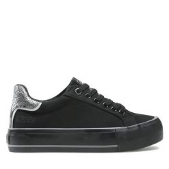 Trampki Big Star Shoes. Czarne trampki BIG STAR SHOES, bez wzorów, retro, bez zapięcia. Za 109.99 zł.
