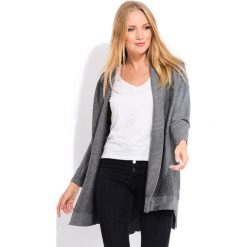 FILLE DU COUTURIER kardigan damski Destiny 38 szary. Szare swetry Fille Du Couturier, bez wzorów, z materiału, eleganckie, bez ramiączek. W wyprzedaży za 251.00 zł.