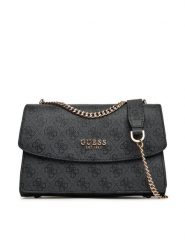 Guess Torebka Calista HWSG73 34210 Szary. Szare kopertówki Guess, z aplikacjami, ze skóry, wizytowe, bez dodatków. Za 589.99 zł.