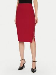 Rinascimento Spódnica ołówkowa CFC0121919003 Czerwony Regular Fit. Czerwone spódnice Rinascimento, xs, bez wzorów, z syntetyku, ołówkowe. Za 209.99 zł.