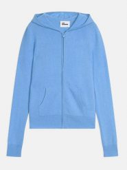 Just Cashmere Kaszmirowy kardigan "Debbie" w kolorze błękitnym rozmiar: S. Niebieskie swetry Just Cashmere, s, bez wzorów, z kaszmiru, bez ramiączek. Za 413.99 zł.