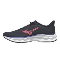 Damskie buty do biegania Mizuno Wave Serene 2. Niebieskie buty do biegania Mizuno, bez wzorów, z materiału, bez zapięcia, do biegania, mizuno wave. Za 399.99 zł.