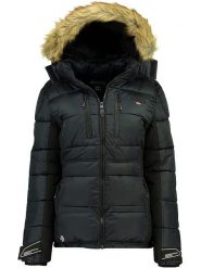 Geographical Norway Kurtka zimowa "Bersil" w kolorze granatowym rozmiar: XXL. Niebieskie kurtki Geographical Norway, na zimę, xxl, bez wzorów, z puchu, bez kaptura. Za 373.30 zł.