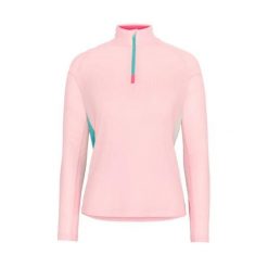 Damski sweter 1/2 zip Kari Traa Leah. Czerwone swetry Kari Traa, bez wzorów, sportowe, bez ramiączek. Za 346.50 zł.