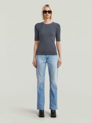 G-Star Dżinsy - Bootcut fit - w kolorze błękitnym rozmiar: W32/L32. Niebieskie jeansy G-Star, l, z aplikacjami, ze skóry, klasyczne, z podwyższonym stanem. Za 285.45 zł.