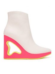 United Nude Botki Void Bootie 11030100416 Biały. Białe botki United Nude, bez wzorów, ze skóry, bez obcasa, na koturnie, bez zapięcia. Za 2,379.00 zł.