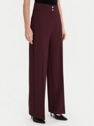 Maryley Spodnie materiałowe 25IB680/M17 Bordowy Regular Fit. Czerwone spodnie materiałowe Maryley, bez wzorów, z materiału. Za 259.99 zł.