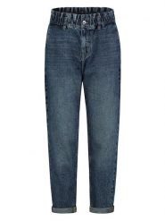 Sublevel Dżinsy - Tapered fit - w kolorze granatowym rozmiar: S. Niebieskie jeansy Sublevel, s, bez wzorów, z bawełny, z podwyższonym stanem. Za 83.81 zł.