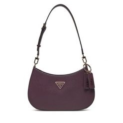 Torebka Guess. Fioletowe torebki klasyczne Guess, z aplikacjami, klasyczne, bez dodatków. Za 409.99 zł.