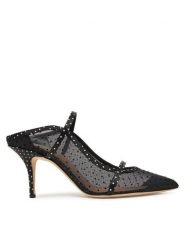 MALONE SOULIERS Szpilki Maureen 70-434 Czarny. Czarne szpilki MALONE SOULIERS, bez wzorów, z tworzywa sztucznego, bez obcasa, na szpilce, bez zapięcia. Za 2,079.00 zł.
