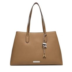 Torebka KARL LAGERFELD. Brązowe torebki klasyczne KARL LAGERFELD, bez wzorów, klasyczne, bez dodatków. Za 999.99 zł.