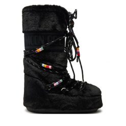 Śniegowce Moon Boot. Czarne śniegowce Moon Boot, bez wzorów, bez zapięcia. Za 2,049.00 zł.