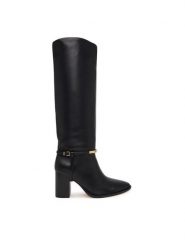 Marciano Guess Kozaki G6BZ30 L0229 Czarny. Czarne kozaki Marciano Guess, z aplikacjami, ze skóry, bez obcasa, na słupku, bez zapięcia. Za 2,259.00 zł.
