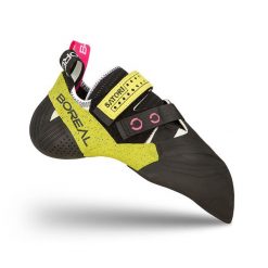 Buty wspinaczkowe damskie Boreal Satori WMN. Czarne buty treningowe BOREAL, bez wzorów, z gumy, bez zapięcia, outdoorowe. Za 612.00 zł.