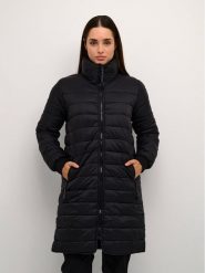 Kaffe Kurtka puchowa Lira 10507223 Czarny Regular Fit. Czarne kurtki Kaffe, bez wzorów, z puchu, bez kaptura. Za 189.99 zł.