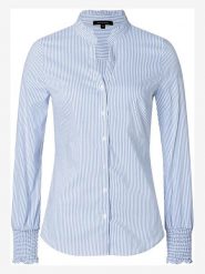 More & More Bluzka w kolorze błękitno-białym rozmiar: 44. Niebieskie bluzki More & More, bez wzorów, bez kołnierzyka, bez ramiączek. Za 87.61 zł.