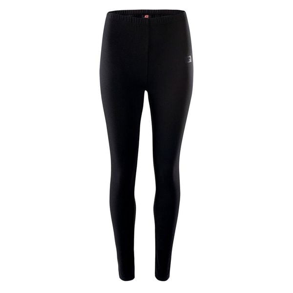 Legginsy Damskie Trening Silky. Czarne legginsy IQ, bez wzorów, sportowe. Za 77.99 zł.