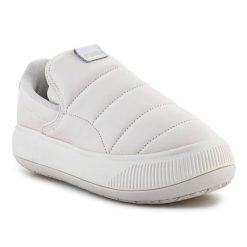 Buty Puma Suede Mayu Slip-On W 384430-02 beżowy. Brązowe buty treningowe bez wzorów, z gumy, bez zapięcia, puma suede. Za 681.40 zł.