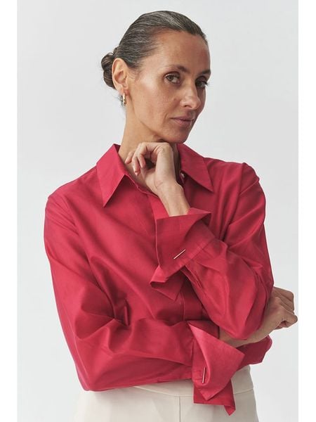 TATUUM Koszula "Berry" w kolorze koralowym rozmiar: 44. Czerwone koszule Tatuum, bez wzorów, bez kołnierzyka, bez ramiączek. Za 152.98 zł.