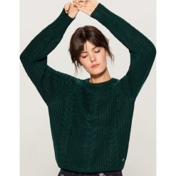 Sweter z warkoczowym splotem - Khaki. Swetry marki DOMYOS. W wyprzedaży za 79.99 zł.