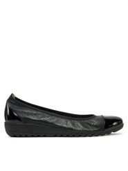 Caprice Baleriny 9-22103-42 Czarny. Czarne baleriny Caprice, bez wzorów, ze skóry, bez obcasa, bez zapięcia. Za 150.99 zł.