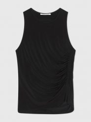 WOOD WOOD Top "Isabelle" w kolorze czarnym rozmiar: 34. Czarne topy Wood Wood, bez wzorów, bez kołnierzyka, bez ramiączek. Za 198.56 zł.