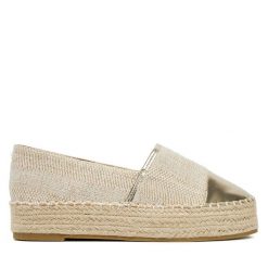 Espadryle DeeZee. Żółte espadryle DeeZee, bez wzorów, bez obcasa. Za 119.99 zł.