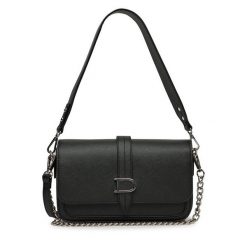 Torebka DeeZee. Czarne torebki klasyczne DeeZee, bez wzorów, klasyczne, bez dodatków. Za 149.99 zł.