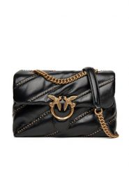 PINKO Torebka Love Puff Classic Cl PE 25 PLTT 100038 A26T Czarny. Czarne kopertówki Pinko, bez wzorów, ze skóry, wizytowe, bez dodatków. Za 2,299.00 zł.
