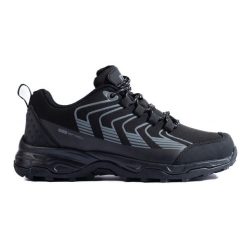 Buty trekkingowe damskie DK Softshell czarne. Czarne buty trekkingowe z materiału, bez zapięcia. Za 245.97 zł.