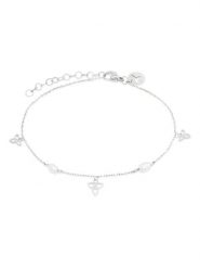 Tamaris Bransoletka z elementami ozdobnymi rozmiar: onesize. Szare bransoletki Tamaris, z perłą, ze stali. Za 108.99 zł.