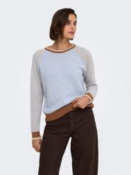JDY Sweter w kolorze błękitnym rozmiar: XS. Niebieskie swetry JDY, xs, bez wzorów, bez ramiączek. Za 139.95 zł.
