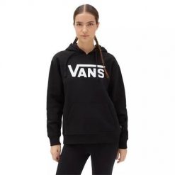 Bluza sportowa damska Vans classic v boyfriend fit. Czarne bluzy z kapturem Vans, xs, bez wzorów, z kapturem. W wyprzedaży za 244.10 zł.