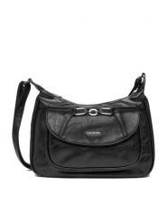 Lasocki Torebka CEO-LSK-L-016-09 Czarny. Czarne listonoszki Lasocki, bez wzorów, z materiału, bez dodatków. Za 189.99 zł.