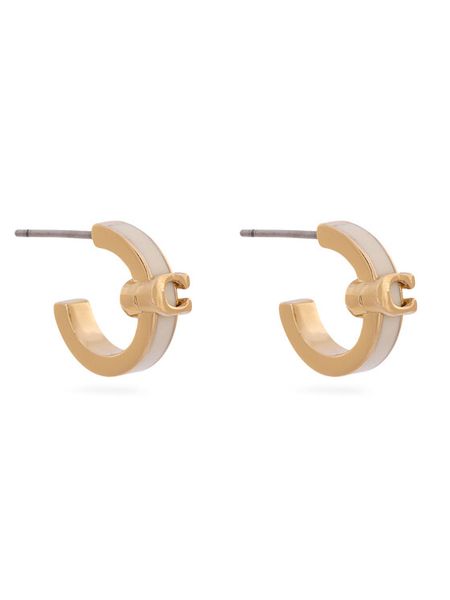 Coach Kolczyki 37560726 Złoty. Żółte kolczyki Coach, metalowe. Za 319.99 zł.