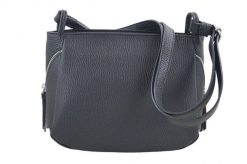 Listonoszka skórzana BARBERINI'S czarna 946-1. Czarne shopper bag Barberinis, bez wzorów, z lakierowanej skóry, eleganckie, małe, lakierowane, bez dodatków. Za 289.99 zł.