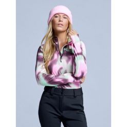 Bluza narciarska - Damska – Cabin Life – różowo-zielony. Zielone bielizna termoaktywna damska POEDERBAAS, bez wzorów, z elastanu, bez ramiączek, narciarskie. Za 264.52 zł.