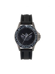 Adidas Zegarek Expression One AOFH24511 Czarny. Czarne, analogowe zegarki adidas. Za 499.99 zł.