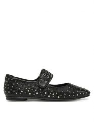 Bronx Baleriny Next-Wagon 66584-D Czarny. Czarne baleriny Bronx, bez wzorów, ze skóry, bez obcasa, bez zapięcia. Za 249.99 zł.