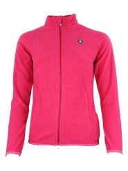 Peak Mountain Kurtka polarowa "Afonor" w kolorze różowym rozmiar: XL. Różowe kurtki Peak Mountain, xl, z aplikacjami, z materiału, bez kaptura. Za 65.54 zł.