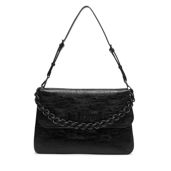 Torebka Just Cavalli. Czarne torebki klasyczne Just Cavalli, bez wzorów, klasyczne, bez dodatków. Za 546.99 zł.