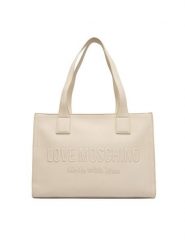 LOVE MOSCHINO Torebka JC4045PP1OLE0110 Écru. Torebki klasyczne Love Moschino, bez wzorów, ze skóry, bez dodatków. Za 939.99 zł.