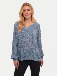 Kaffe Bluzka 10501481 Niebieski Regular Fit. Niebieskie bluzki Kaffe, bez wzorów, z wiskozy, bez kołnierzyka, bez ramiączek. Za 189.99 zł.